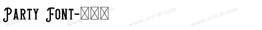 Party Font字体转换